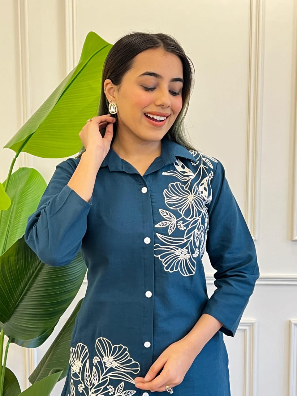 Phoolkari Cotton Co-ord set