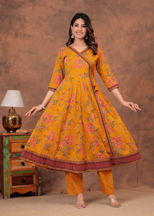 Festive Glow Muslin Sharara