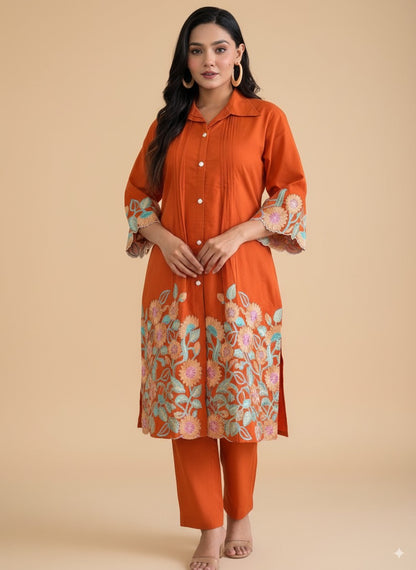 Amber Bloom Co-ord Set