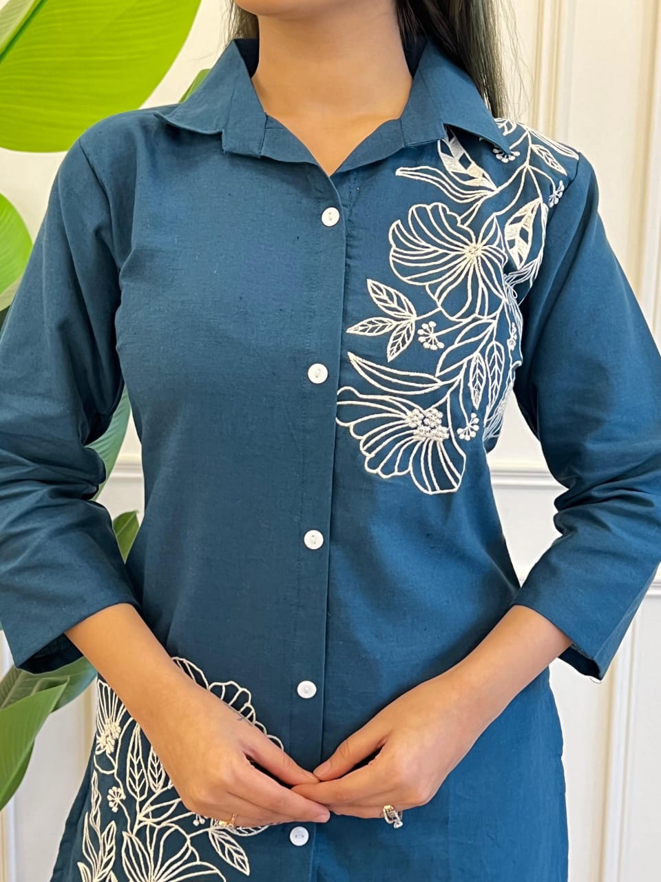 Phoolkari Cotton Co-ord set