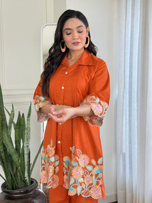 Amber Bloom Co-ord Set