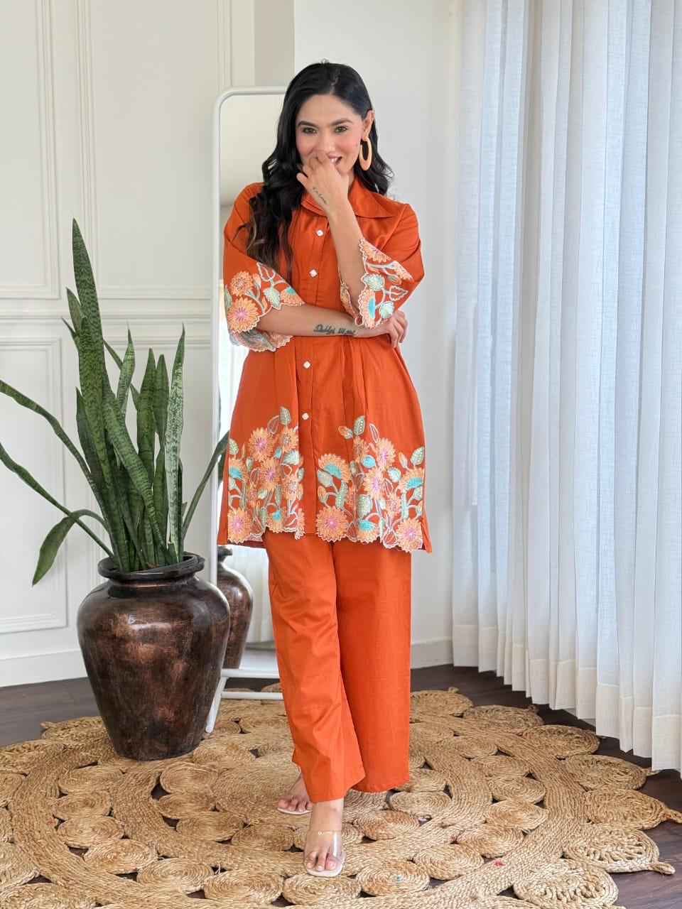 Amber Bloom Co-ord Set