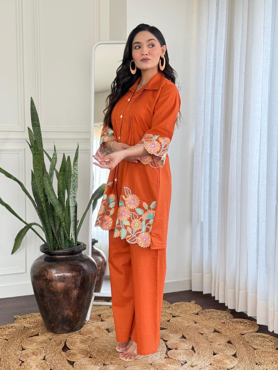 Amber Bloom Co-ord Set