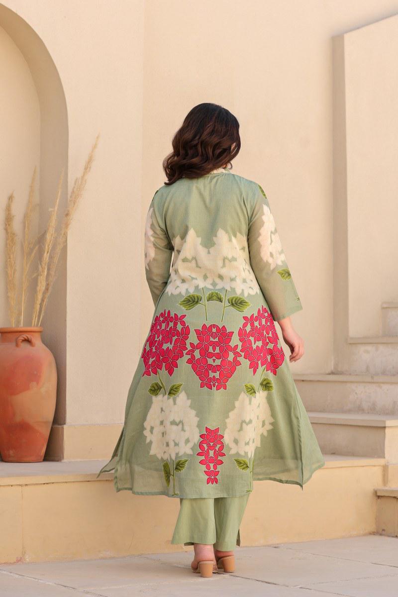 Gulbahar Cotton Mul Co-ord Set