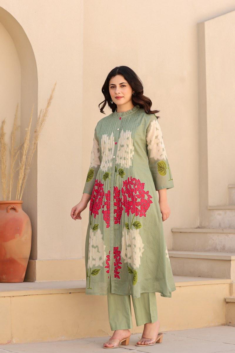 Gulbahar Cotton Mul Co-ord Set