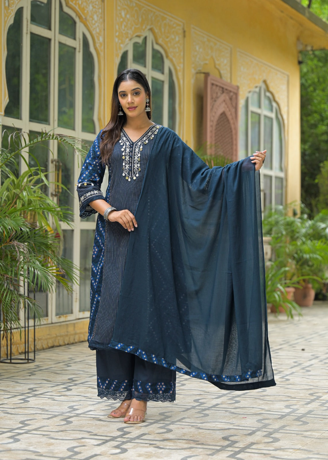 Royal Indigo Kurta Set