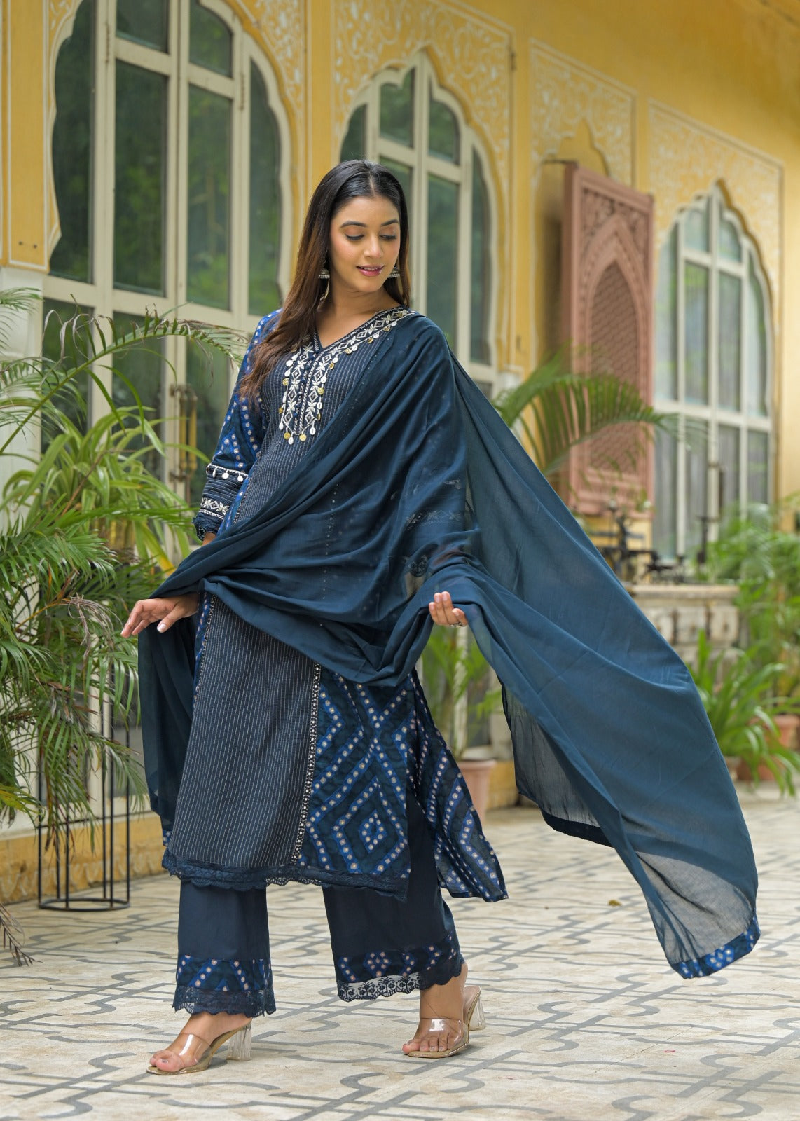 Royal Indigo Kurta Set