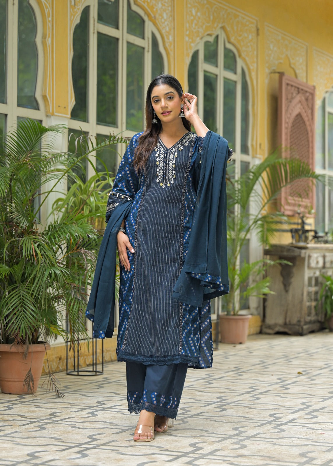 Royal Indigo Kurta Set