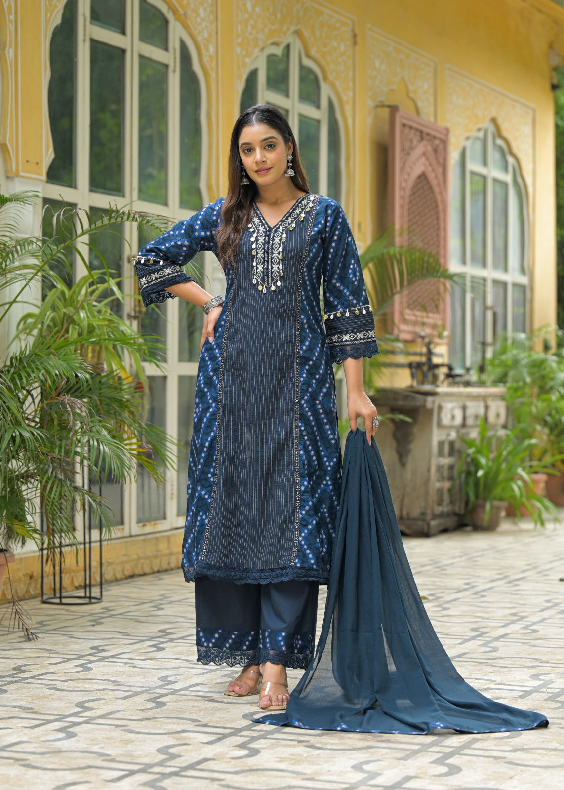 Royal Indigo Kurta Set