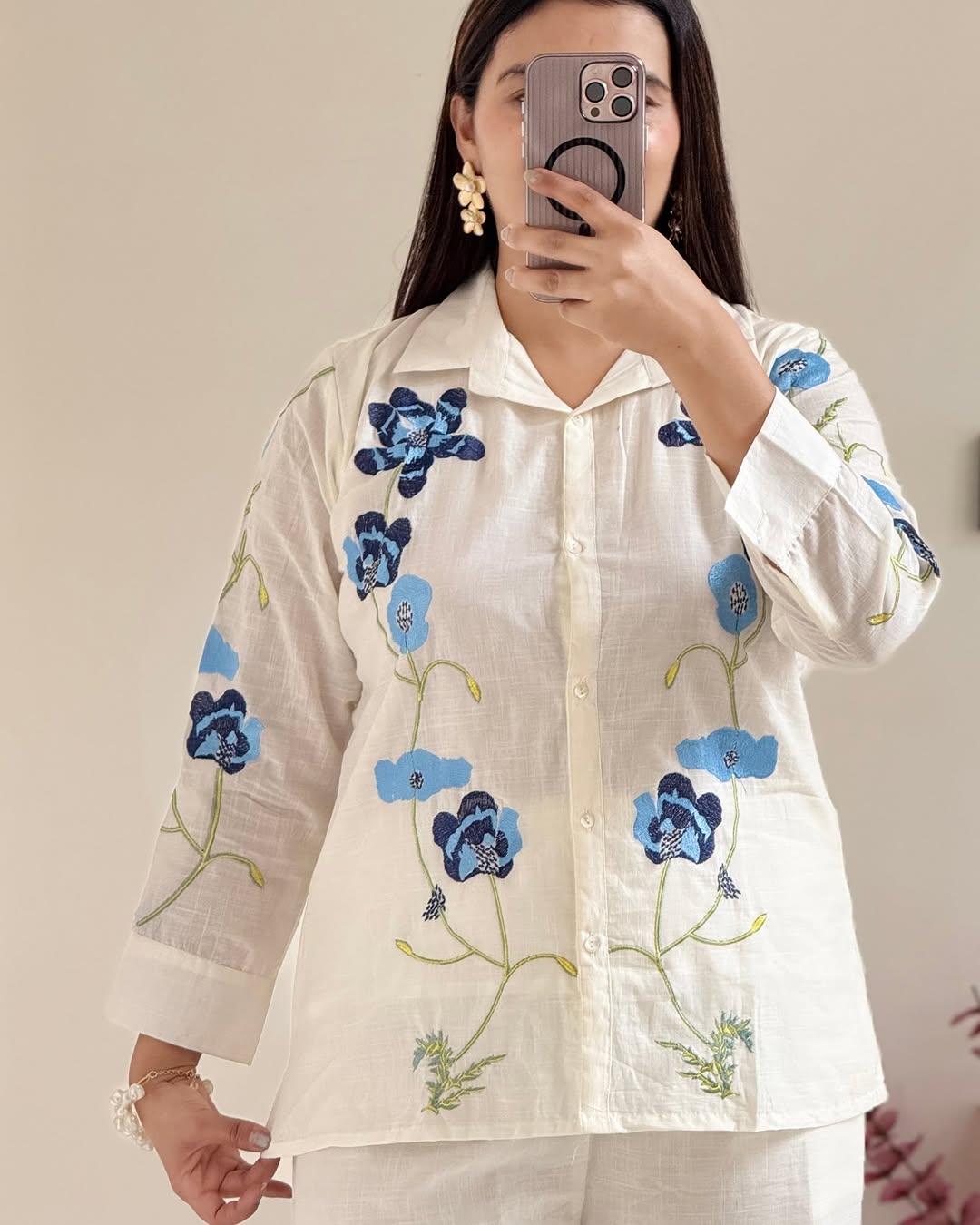 Indraneel Cotton Co-ord Set - Aniq India